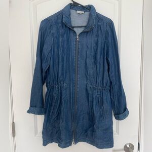 JJILL denim shacket/mini dress